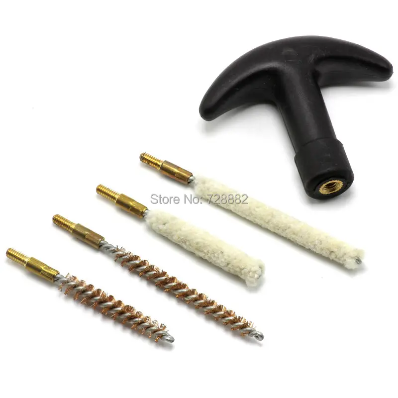 Rifle Brass Rods Brushes Cleaning Clean Tool Kit For .177 .22 (4.5mm&amp5.5mm) Pistol Shotgun Hunting Accessories | Спорт и
