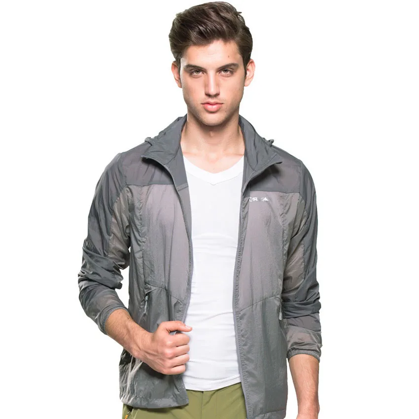 Мужские летние быстросохнущие дышащие куртки для спорта на открытом воздухе