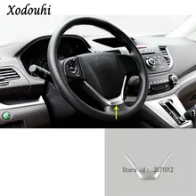 For Honda Crv Cr-V 2012 2013 20014 Car Cover ABS Chrome Steering Wheel Interior Kit Switch Trim Lamp Frame Hoods Part Moulding