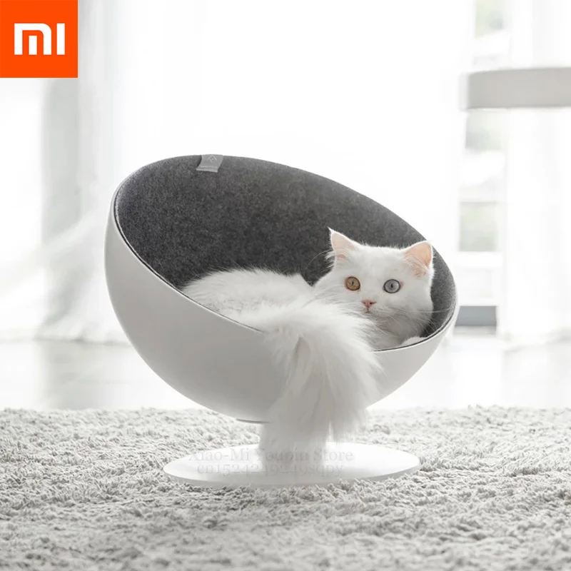 Xiaomi Mijia вращающаяся Интерактивная кошка босс кошка гнездо волоконная подкладка простое и красивое удобное гнездо для кошки босс