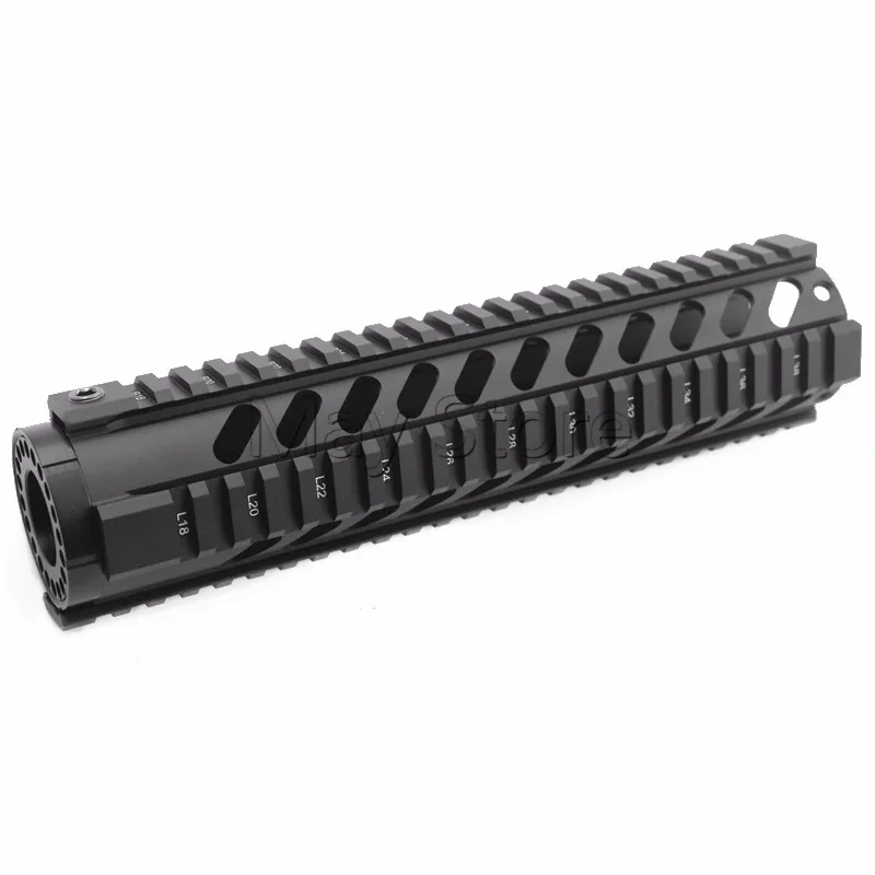 Новое поступление Тактический 10 дюймов поплавок Handguard пистолет Длина Quad рейку M16 M4 AR-15 ручной Gurad