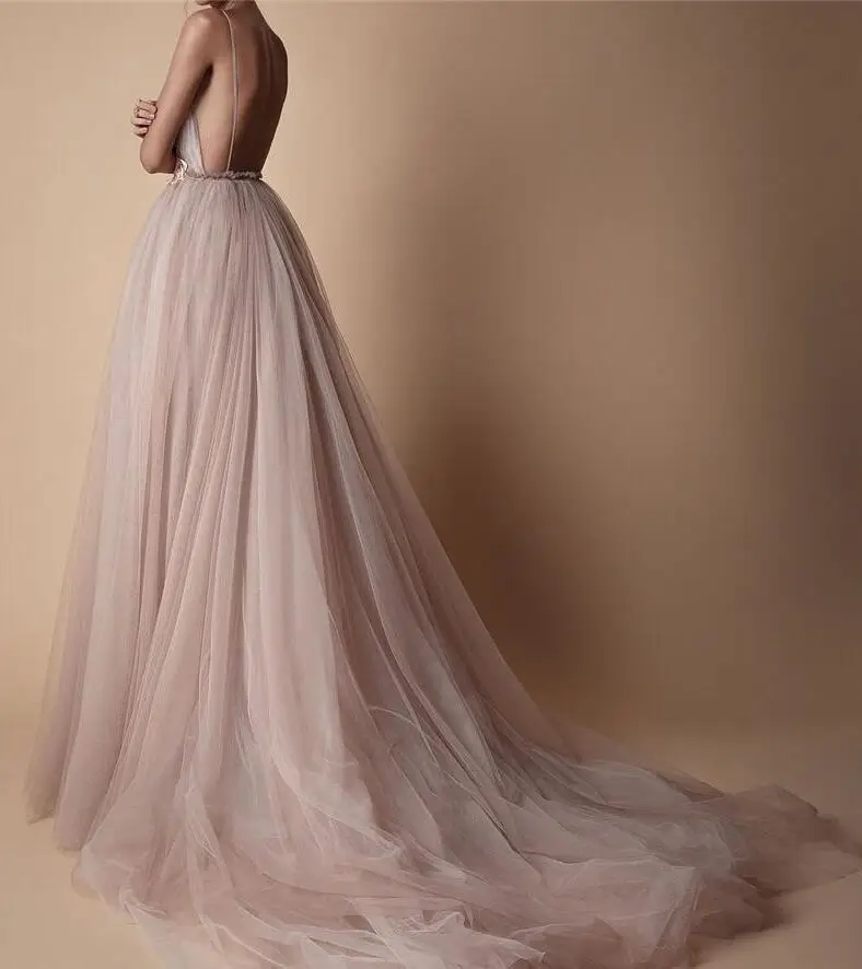 

Sexy Backless Country Beach Wedding Dresses 2019 New 3D Floral Plus Size Sequined Cheap Greek Boho Bridal Gowns Vestido De