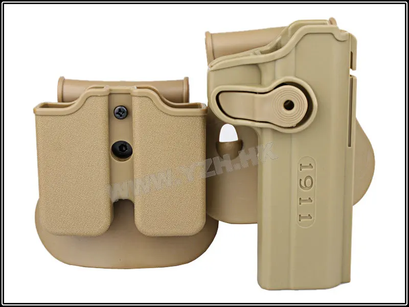 IMI оборона полимерное удержание Roto кобура и двойной журнал подходит 1911 стиль BD6101 |