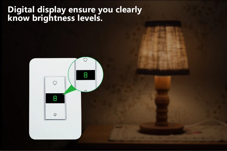 WiFi умный диммер, переключатель, стандарт США Smart Life/Tuya приложение дистанционное управление, Голосовое управление от Alexa Google Home, не требуется концентратор