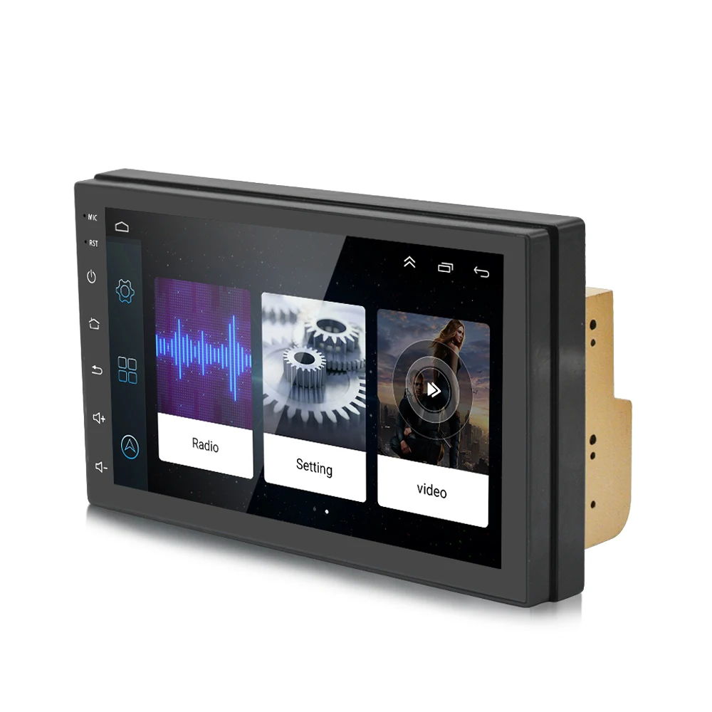 Автомагнитола 2 Din на Android с GPS-навигацией четырехъядерный процессор Bluetooth