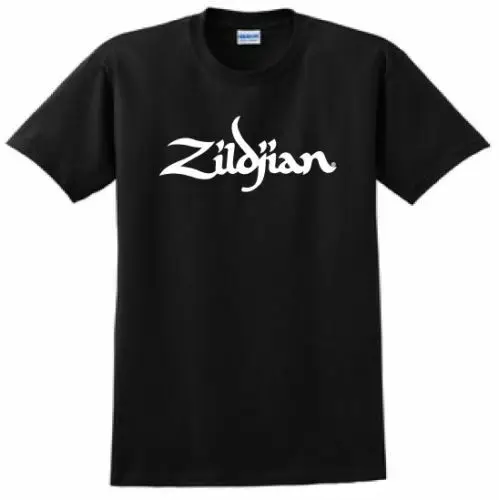 Новый Zildjian логотип специальные тарелки мужской Бренд GILDAN's футболка размер