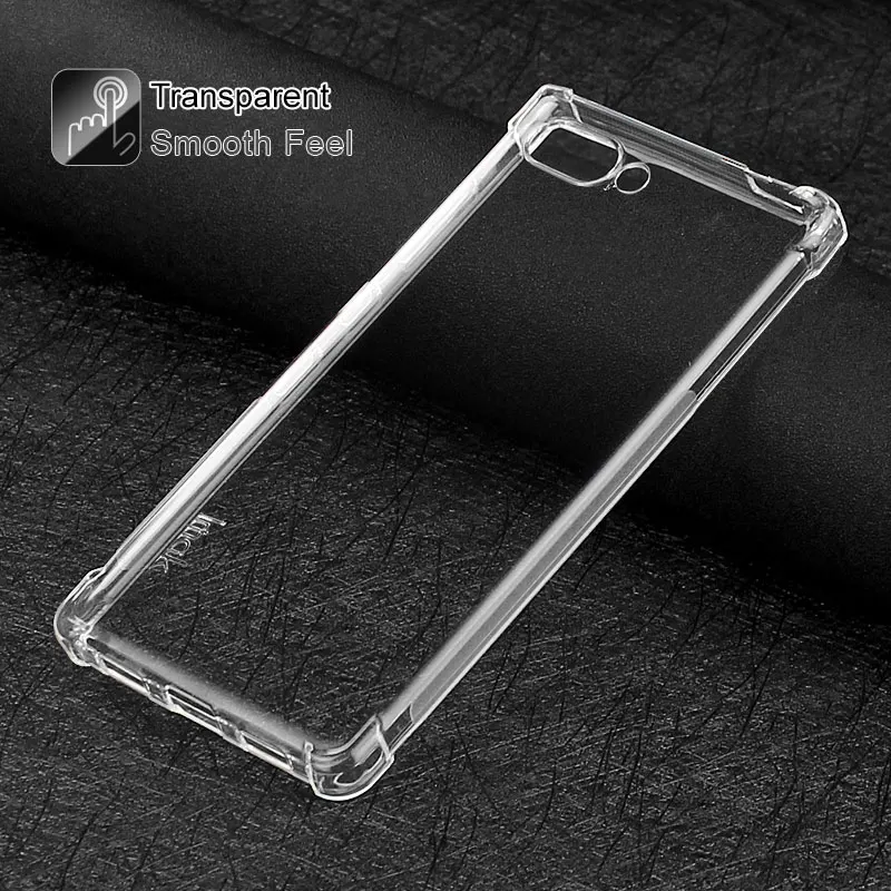 IMAK углы подушка безопасности ударопрочный чехол для BlackBerry KEY 2 Athena Мягкий ТПУ