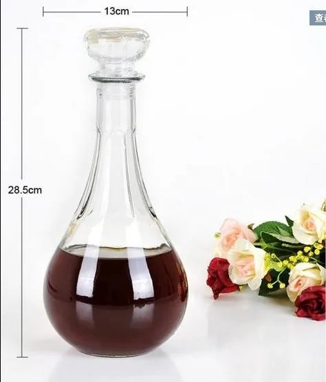 1 шт. Хрустальный графин для виски и вина 1000 мл|crystal whiskey|glass wine bottlewhiskey glass bottle |