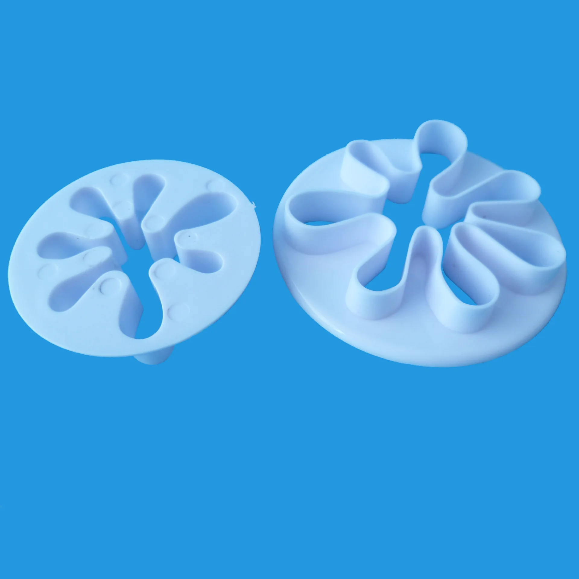 2 шт маленькие пальмовые пластиковые флип сахар помадка штамп вырезать Бисквит