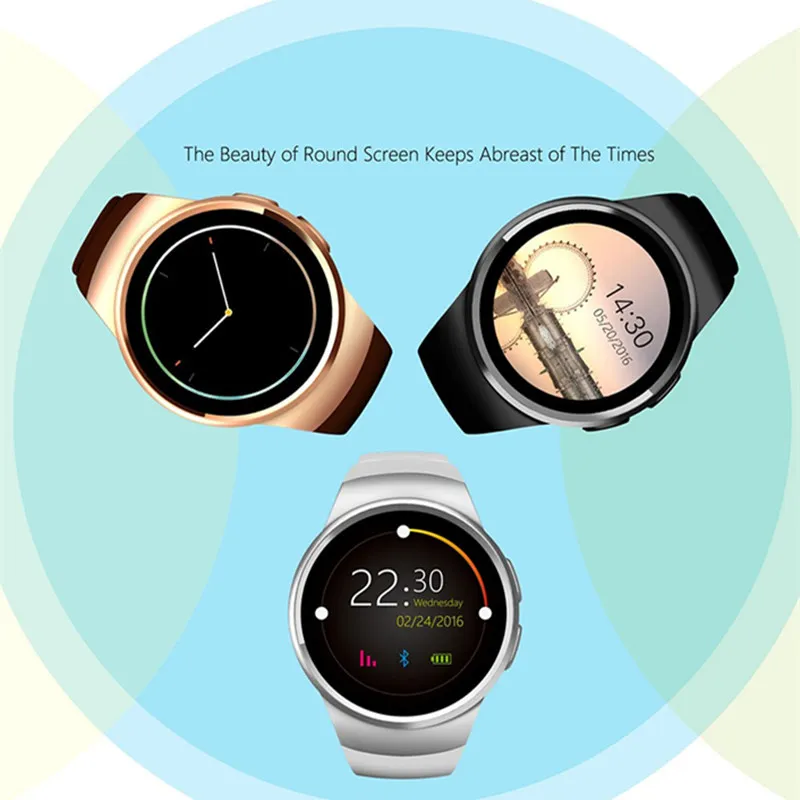 Смарт-часы KW18 поддерживают как sim-карту/TF фитнес-трекер с монитором сердечного