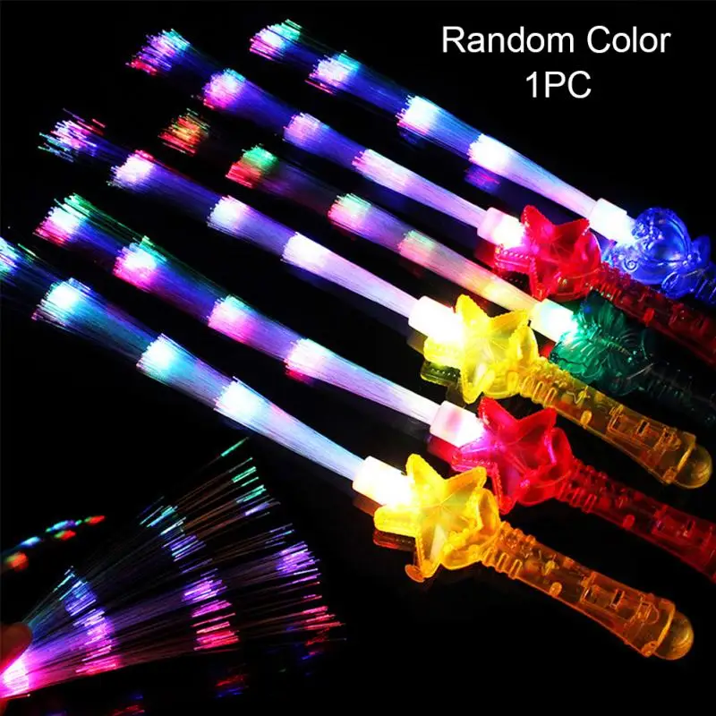 Светодиодный Мерцающая палочка Радуга свет мигает палочки вечерние концерт для