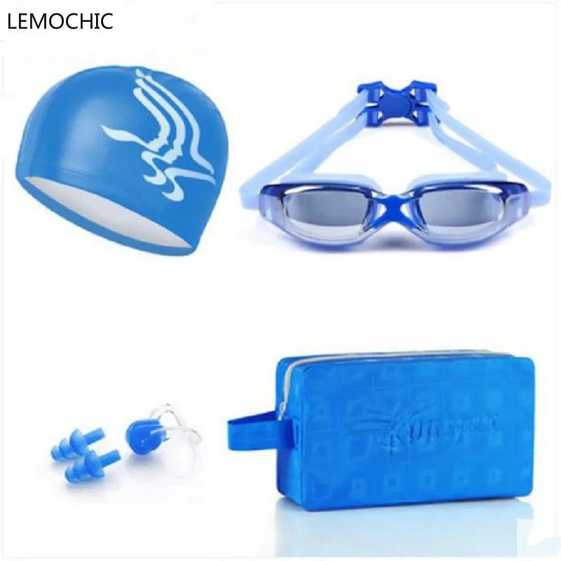 Femalehd Водонепроницаемый Анти туман очки близорукость Мягкие силиконовые зажим