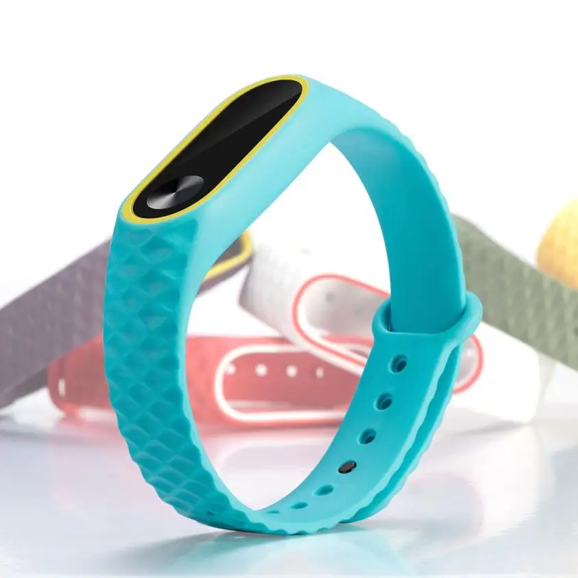HIPERDEAL силиконовый ремешок для часов сменный маленький тонкий резиновый Xiaomi Mi Band 2