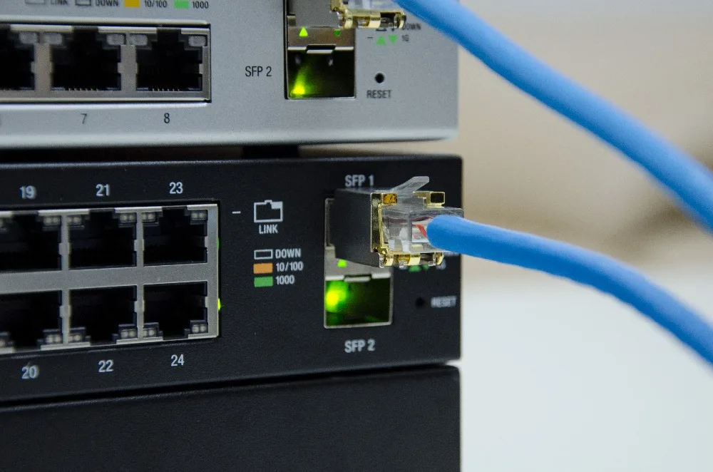 6COM совместимый для Ubiquiti UF-RJ45-1G SFP трансивер, 1,25 г Gigabit RJ45 медный sfp-модуль, 1000Base-T 100 м