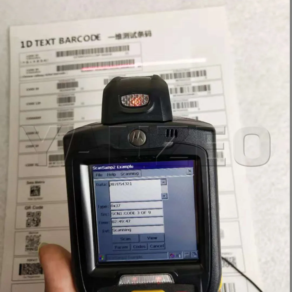 MC3190 RL3S04E0A для Motorola Symbol 1D лазерный 38Key компьютерный сканер штрих кода Win CE 6 0 256M In Good