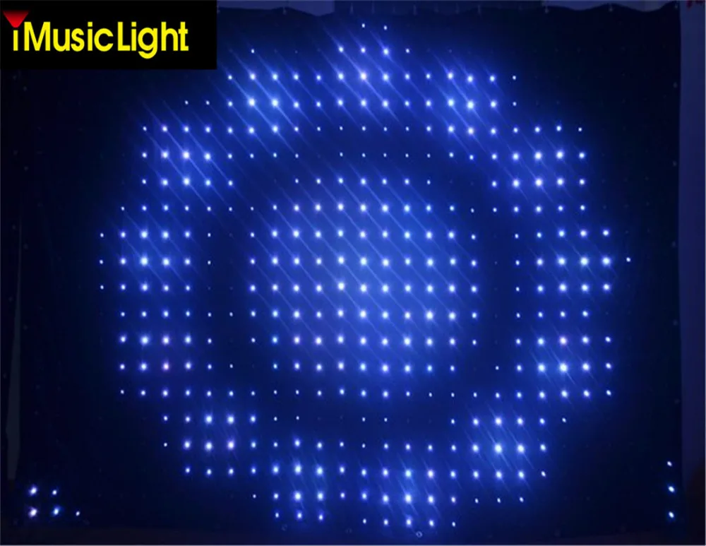 Трехцветные светодиодные занавески P9 3x8 м с RGB подсветкой для сцены фоны DJ