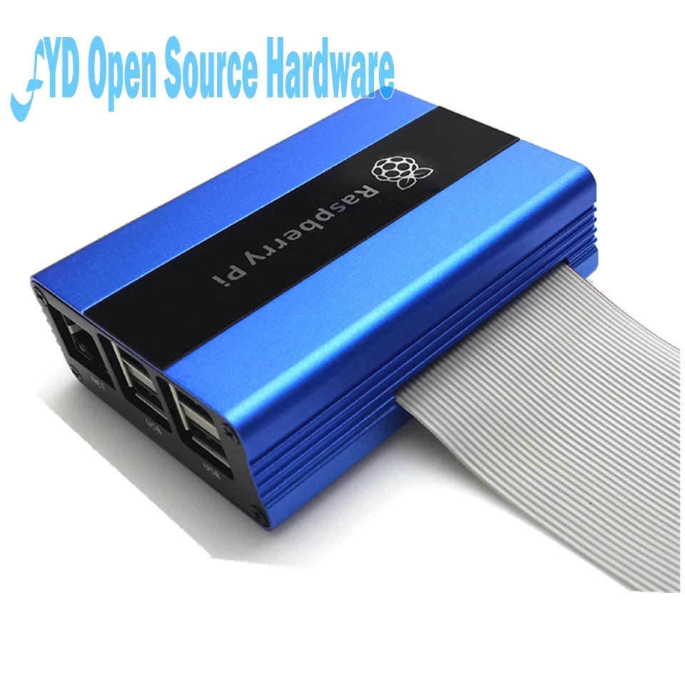 Высококачественный синий алюминиевый корпус для Raspberry Pi 3 | Электронные