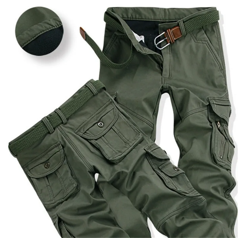 

Зимние мужские ботинки размера плюс Модные свободные мешков Кута рабочие брюки мужские брюки для девочек толстые теплые брюки-Карго повсед...