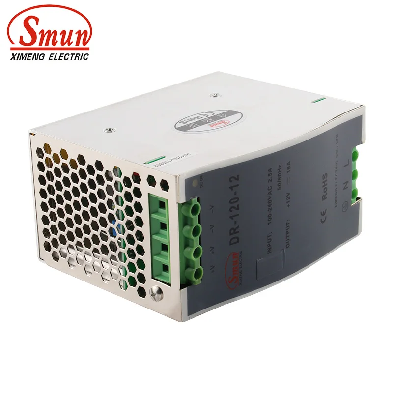 SMUN DR 120 12 Вт В 10 А одинарный выход быстроразъемный источник питания с модулем