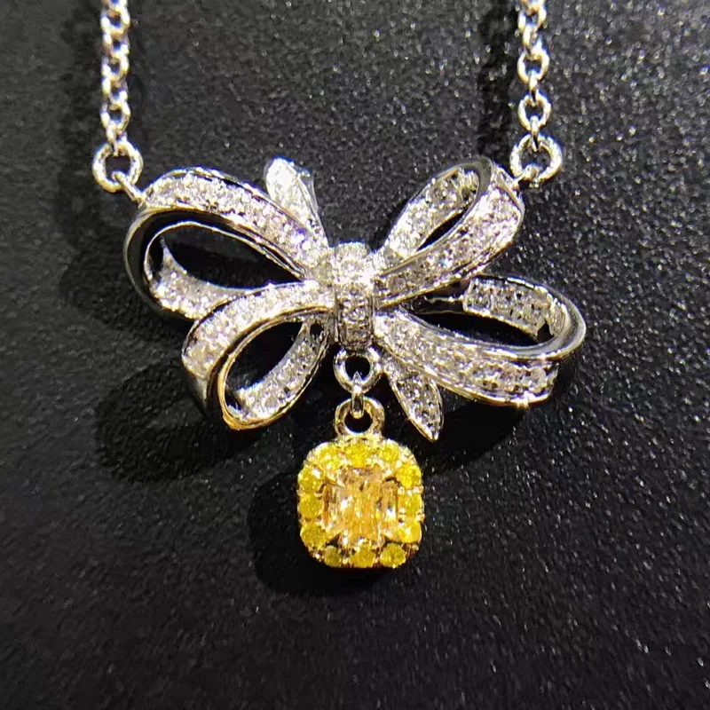 1 карат ct обручальное желтое кольцо с бриллиантом Moissanite подлинное 18K 750 Белое