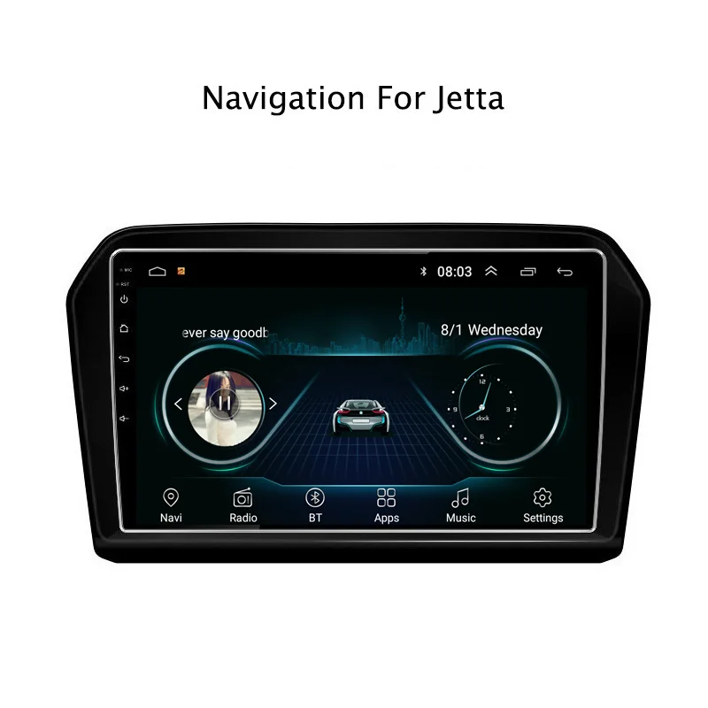 Ectwodvd 9 &quotAndroid 8 1 автомобильный DVD плеер gps навигация для VW Jetta 2013-2017 Радио стерео |