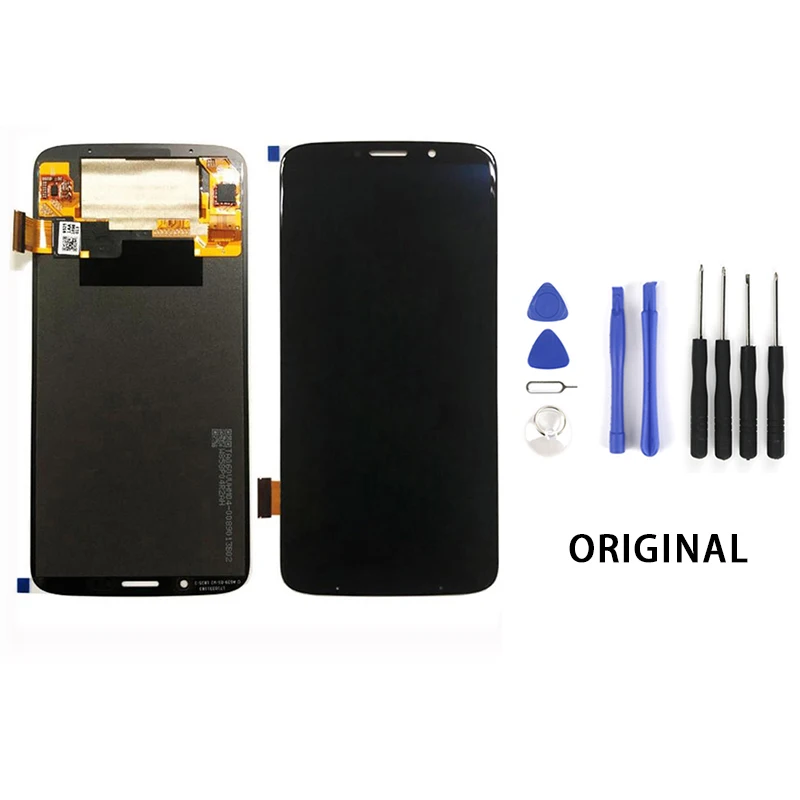 Для Motolora Moto Z3 Play ЖК-дисплей с сенсорным экраном Панель дигитайзер сборка экрана Запасные части 2160*1080 черный