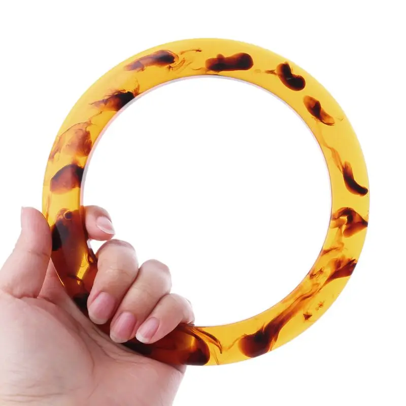 

1 Pc Round Resin Bag Handle Replacement for DIY Purse Handbags Accessories Making Tool