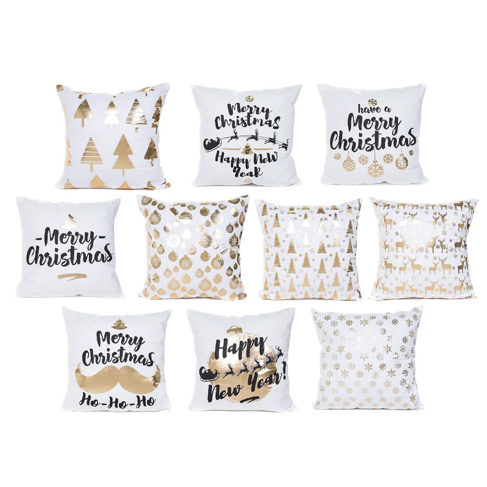 

45*45 см, высокое качество, наволочка для сиденья, Золотая фольга, печать, наволочка для дивана, на талии, наволочка для подушки, украшение для д...