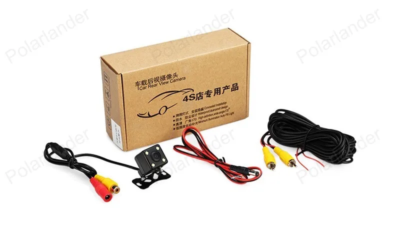 4 светодиодный камера ночного видения водонепроницаемая заднего вида 120 градусов