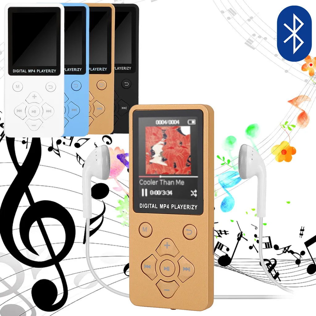 MP3 плеер HiFi портативный bluetooth цветной экран fm радио видео игры кино музыка
