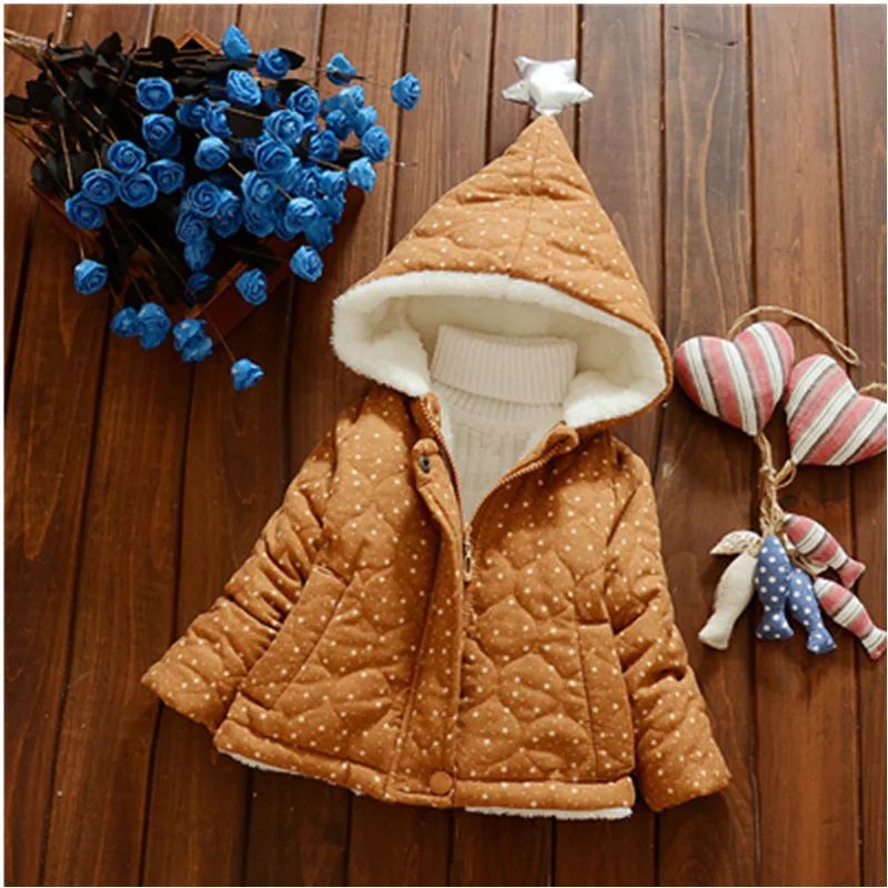 WEALTHY KIDS Winter Girls Jacket 1-4 years New Fashion Style Children Outerwear YB015 Kids Clothes Boys Coats |