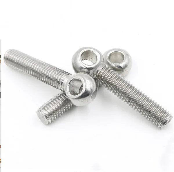 

2pcs M6 stainless steel fixed ring closed joint screws home decoration bolts 65mm-80mm length
