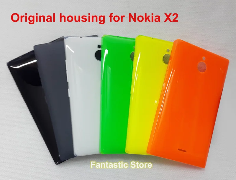 Оригинальная новая задняя крышка чехол Замена для Nokia X2 подлинный корпус батареи