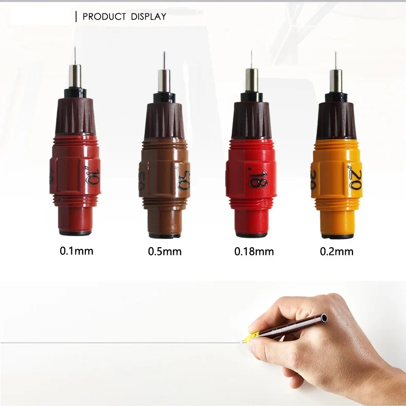Замена изографа Rotring наконечник 0,1/0,13/0,18/0,2/0,25/0,3/0,35/0,4/0,5/0,6/0,7/0,8/1,0 мм на выбор 1 шт./лот
