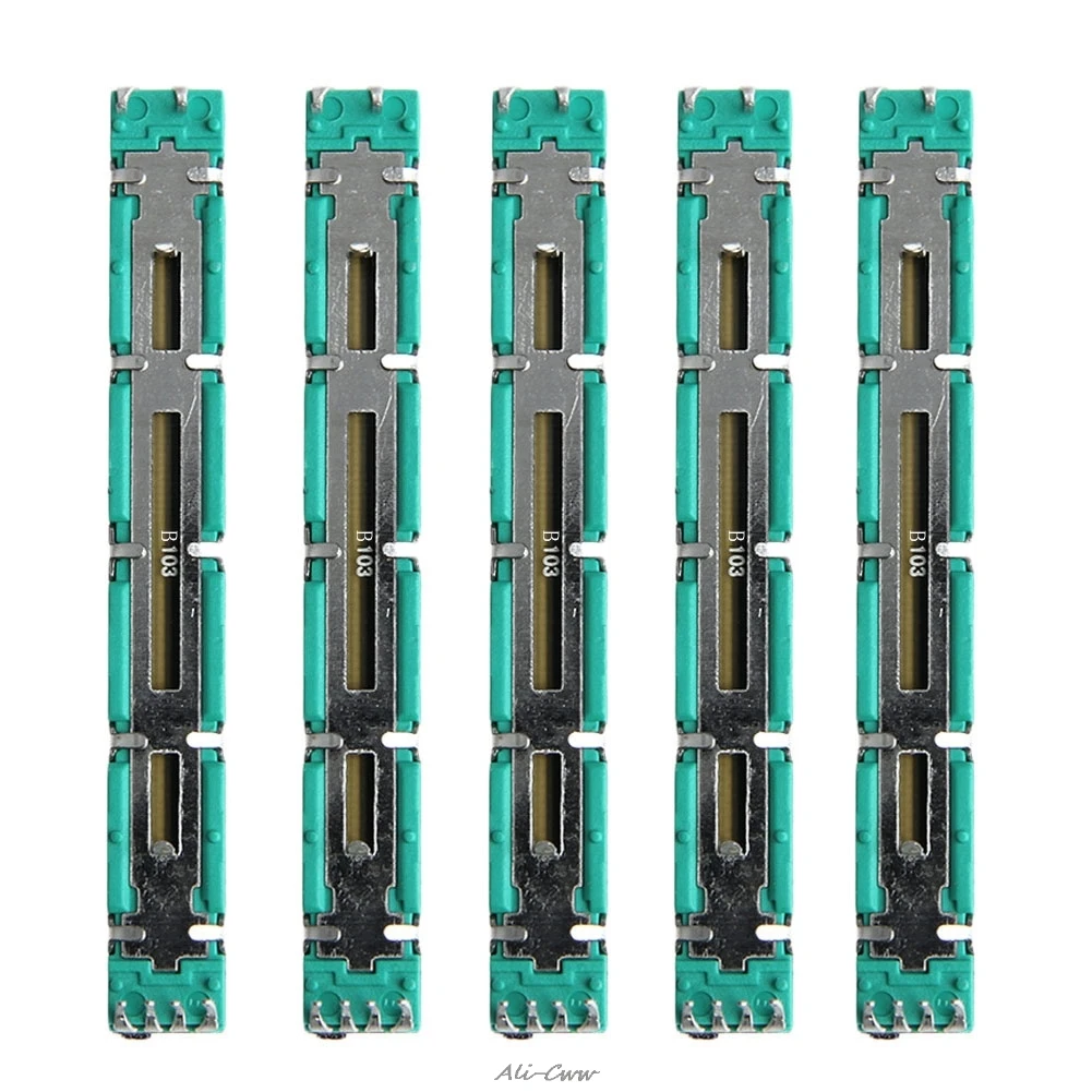 5 шт. 75 мм Double B10K оригинальный B10KX2 Behringer кастрюльный миксер Fader|Комплекты умного