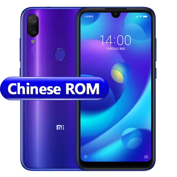 Xiaomi Mi Play 6 ГБ 128 Гб Смартфон MTK Helio P35 Восьмиядерный телефон 5,8" 19:9 полноэкранный двойной 12 Мп+ 2 МП AI камера - Цвет: Blue