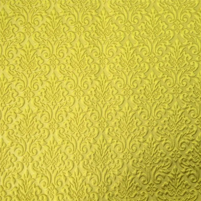 Yellow Классическая маленькая жаккардовое тканая обивка диван кресло, мебель интерьер дизайнерские ткани 140 см Ширина распродаем модели метр - Цвет: Yellow