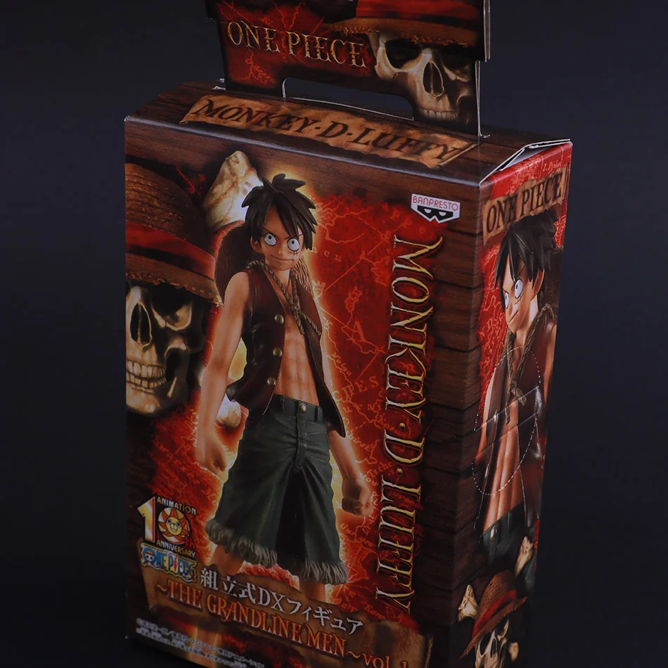 Фигурки героев мультфильма BANPRESTO The Grandline для мужчин из японского аниме One Piece Monkey D