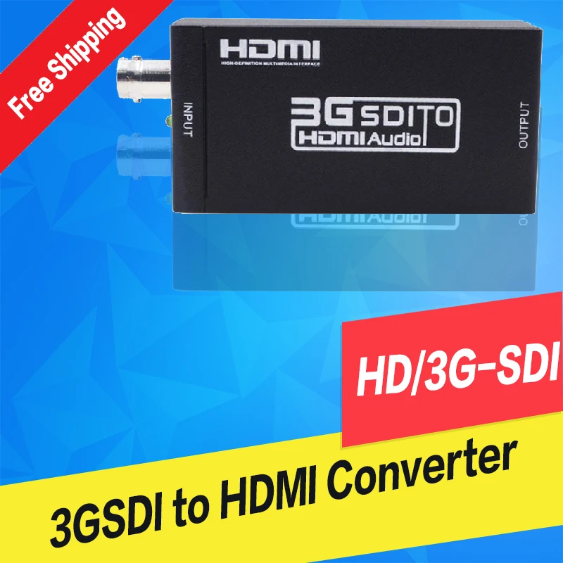 Мини преобразователь SD/HD/3G SDI в HDMI до 1080p HDMI|Коробки передач и кабели| |