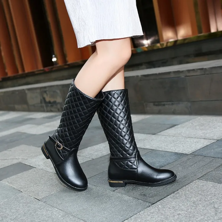 Женские высокие зимние сапоги до бедра середины икры 923|zapatos botines|botines mujerbota masculina |