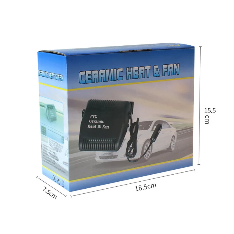 2 в 1 Авто нагреватель нагревательный элемент обогреватель 12V 150W с выдвижной