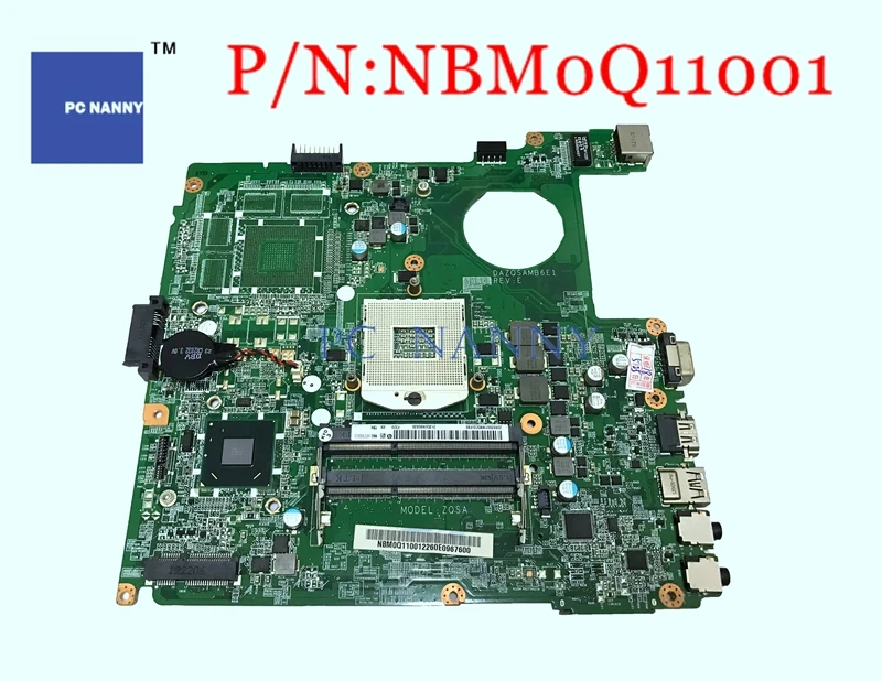 PCNANNY NB.M0Q11.001 NBM0Q11001 DAZQSAMB6E1 для Acer Aspire E1 431 материнская плата ноутбука ПК ddr3 s989 hm76 GMA HD