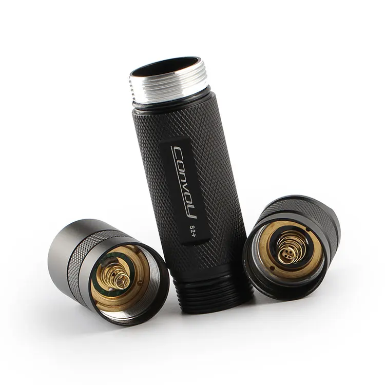 Конвой S2 + черный УФ 365nm светодиодный фонарик nichia 365UV в стороне флуоресцентных