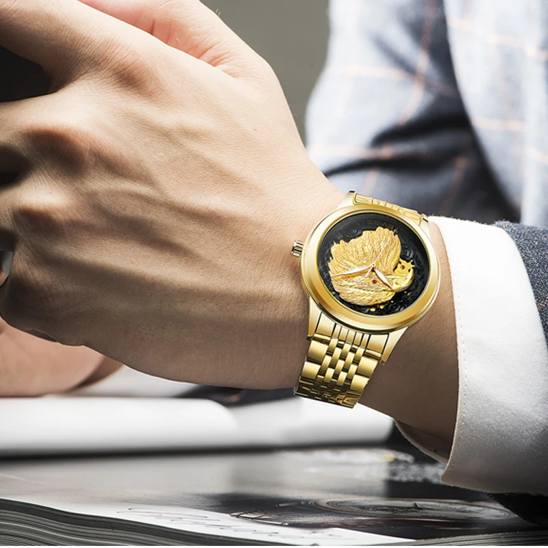 Автоматические часы TEVISE мужские модные водонепроницаемые спортивные деловые