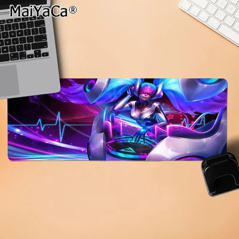 LockEdge 30x80cm MaiYaCa Новое поступление сексуальные Ahri League Of Legends коврики для мыши Компьютерные Аниме Коврик для мыши и ноутбука резиновая мышь прочный Настольный коврик для мыши - Цвет: LockEdge 30x80cm