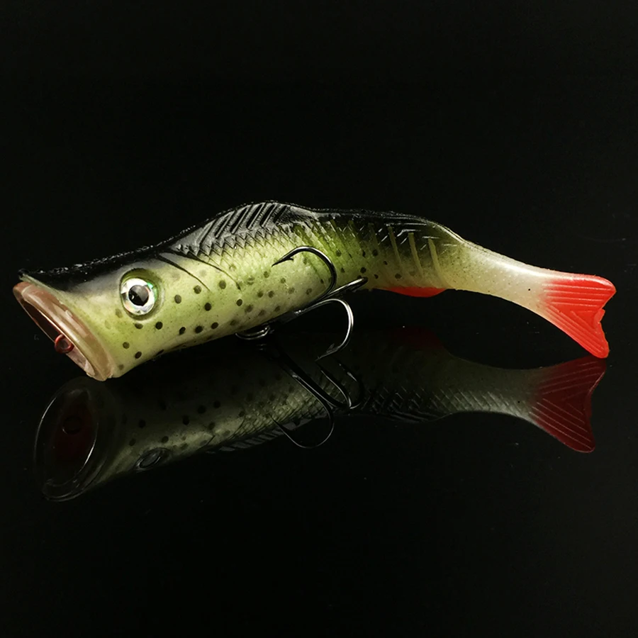 1 шт. Swimbait мягкая Хвостовая рыболовная приманка 11 5 см 17 г Соединенные секции