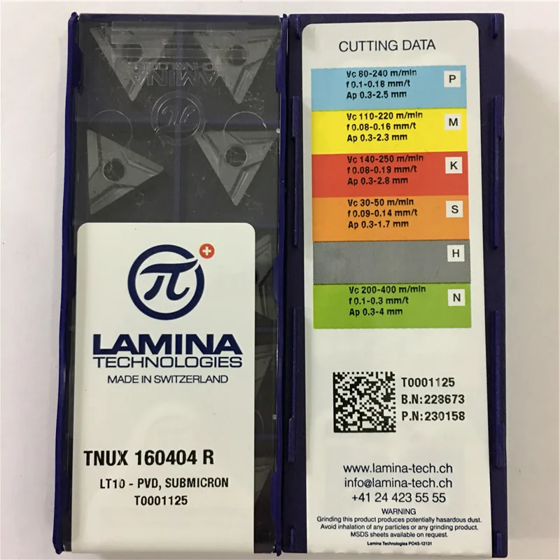 TNUX160404R-NN LT10 LAMINA CNC лезвие карбида вставки токарный инструмент 10 шт./лот