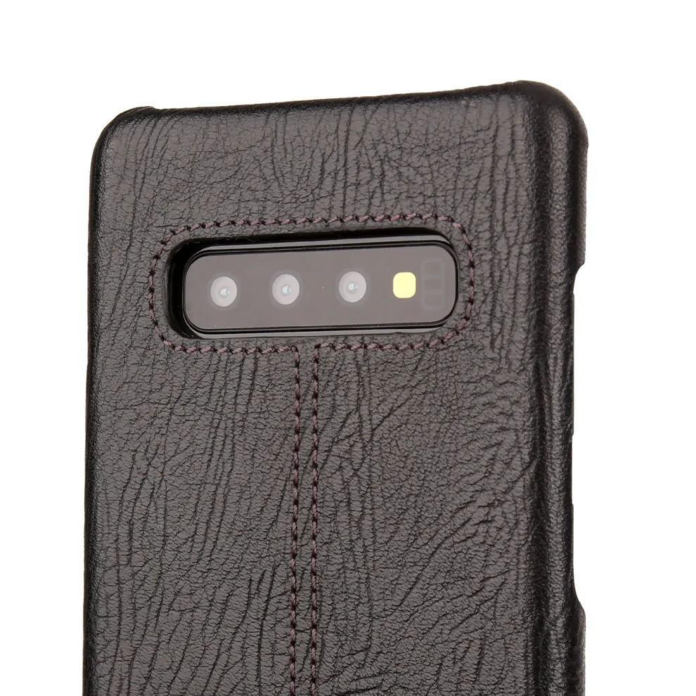 Чехол Pierre Cardin из натуральной кожи для Samusng Galaxy S10 Plus роскошный Ультратонкий чехол