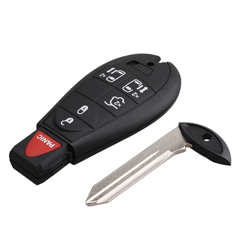 6Buttons 433Mhz BHKEY 5+ 1 6 кнопок умный дистанционный брелок для JEEP M3N5WY783X/IYZ-C01C для Chrysler 300c города, страны 433 МГц для JEEP Commander - Количество кнопок: 6Buttons 433Mhz