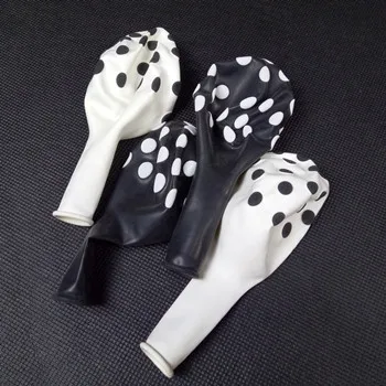 35pcs 35 шт., 12 дюймов, 2,8 г, романтические шары в горошек/горошек, розовый/черный/синий/красный цвет, украшение для свадьбы, дня рождения, вечеринки - Цвет: 35pcs